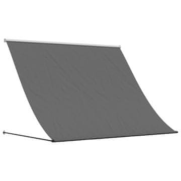 Vidaxl Zložljiva tenda antracit 250x150 cm tkanina in jeklo