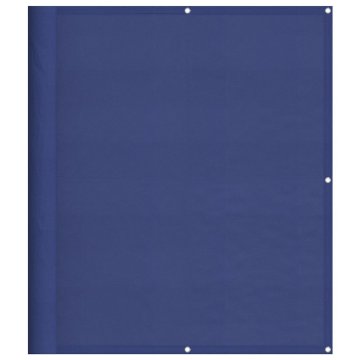Vidaxl Balkonsko platno modro 120x700 cm 100 % poliestrski oxford