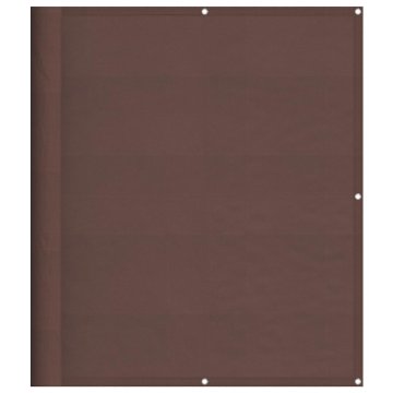 Vidaxl Balkonsko platno rjavo 120x700 cm 100 % poliestrski oxford