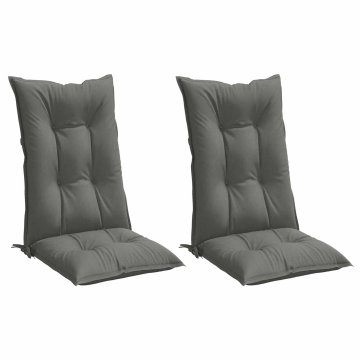 Vidaxl Blazina za stol 2 kosa melanž temno siva 120x50x7 cm blago