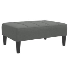 Vidaxl Stolček za noge temno siv 77x55x31 cm blago