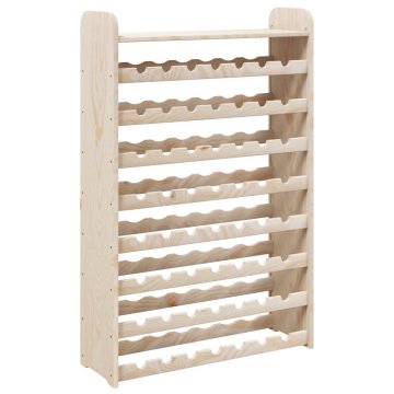 Vidaxl Stojalo za vino z zgornjo ploščo 72,5x25x111,5cm trdna borovina