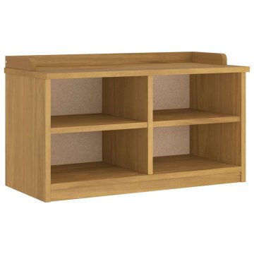 Vidaxl klop v preddverju "SANDNES" 87x40x50 cm masivni les bor