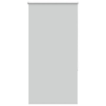Vidaxl Rolo zatemnjena svetlo siva 90x130 cm tkanina širina 85,7 cm