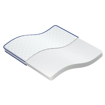 Vidaxl Vzmetnica s spominsko peno bela 200x200x17 cm mehka