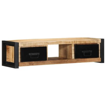 Vidaxl TV omarica 100x30x25 cm Masivni neobdelan les Mango