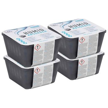 Vidaxl Lafita Absorberji vlage z vrečkami za ponovno polnjenje 4 kosi 450 g