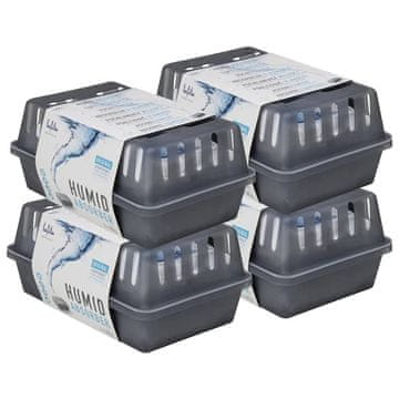 Vidaxl Lafita Absorberji vlage z vrečkami za ponovno polnjenje 4 kosi 900 g