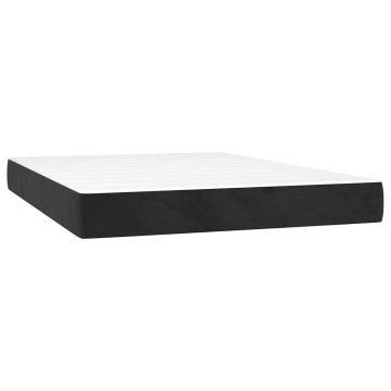 Vidaxl Vzmetnice z žepkastimi vzmetmi 140 x 210 x 20 cm Črna
