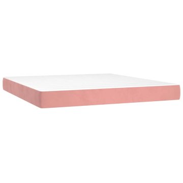 Vidaxl Vzmetnice z žepkastimi vzmetmi 160 x 220 x 20 cm Roza
