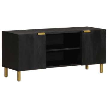 Vidaxl TV omarica črna 105x33x46 cm iz umetnega lesa