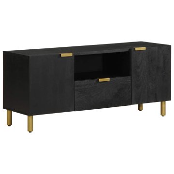 Vidaxl TV omarica črna 105x33x46 cm iz umetnega lesa