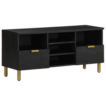 Vidaxl TV omarica črna 100x33x46 cm iz umetnega lesa