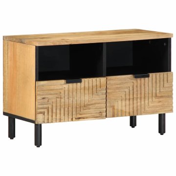 Vidaxl TV omarica rjava 70x33x46 cm masivni les Mango