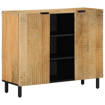Vidaxl Bivak Brown 90x33x75 cm Masivni les Mango