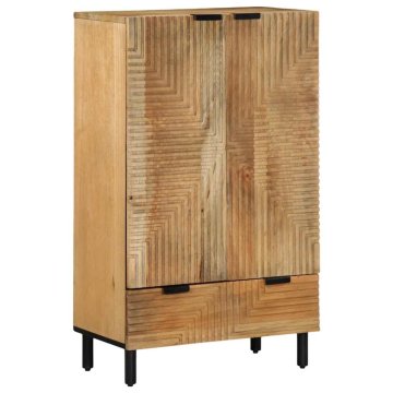 Vidaxl Highboard Brown 60x33x100 cm Masivni les Mango