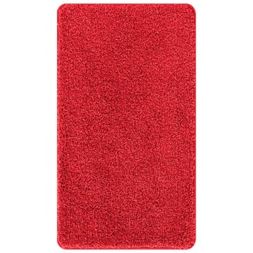 Vidaxl Protivdrsna preproga za kopalnico Rdeča 70 x 120 cm PP