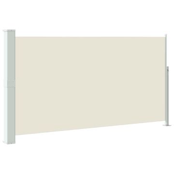 Vidaxl Stranska tenda za teraso 160x300 cm krem barve