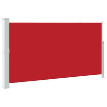 Vidaxl Stranska tenda za teraso 160x300 cm rdeča