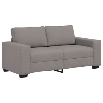 Vidaxl Dvosed kavč taupe 180x77x82 cm blago