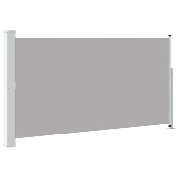 Vidaxl Zložljiva stranska tenda za teraso 160x300 cm siva