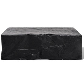 Vidaxl Pokrivalo za vrtno pohištvo z 8 obročki 300x140x90 cm