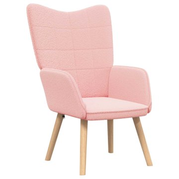 Vidaxl fotelj Roza 62 x 67 x 95,5 cm Sherpa tkanina