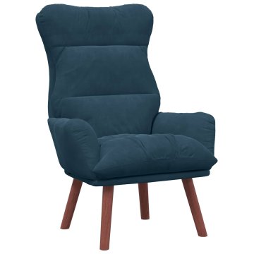 Vidaxl fotelj Modra 69 x 74 x 93 cm Žamet