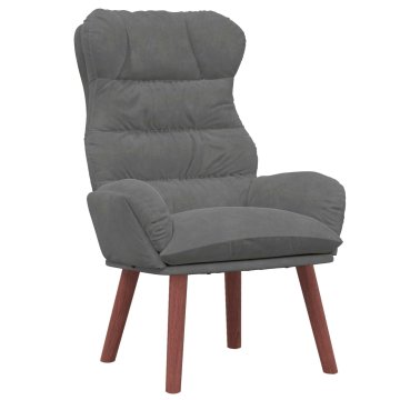 Vidaxl fotelj Temno siva 69 x 74 x 93 cm Žamet