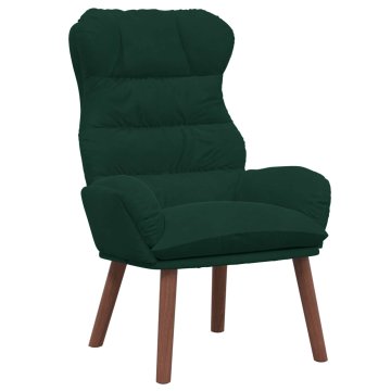Vidaxl fotelj Temno zelena 69 x 74 x 93 cm Žamet