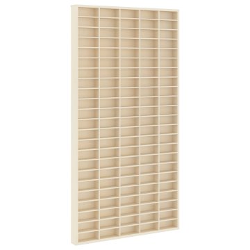 Vidaxl Stenska vitrina Montaža za steno Bež 50 x 4,5 x 96 cm