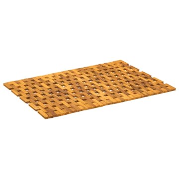 Vidaxl Kopalniške preproge Naravna 55 x 80 cm Masiven les akacije