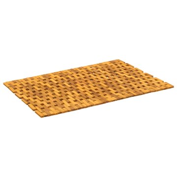 Vidaxl Kopalniške preproge Naravna 65 x 100 cm Masiven les akacije