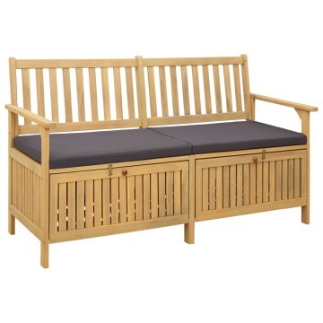 Vidaxl Klop s prostorom za shranjevanje 2 -Seater 148 x 63 x 84 cm