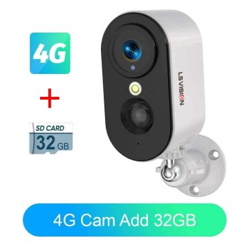 KJB Zunanja baterijska PTZ kamera 4G, 4 MP, 32 GB
