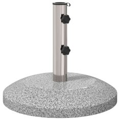 Vidaxl Osnova za platno s premerom 40-50 mm 26,45 kg Siva