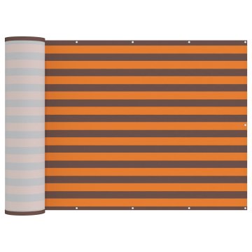 Vidaxl Zaslon za zasebnost na balkonu 150 x 300 cm Blago s PU prevleko