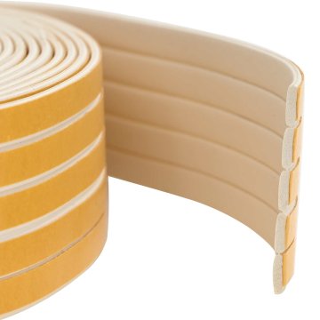 Vidaxl Samolepilni tesnilni trak za okna 8 x 2 mm 12 m Bela EPDM pena