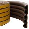 Samolepilni tesnilni trak za okna 14 x 12 mm 12 m Rjava