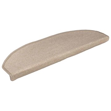 Vidaxl Samolepilni stopniščni tepihi 15 kos 80 x 24,5 x 3,5 cm Taupe