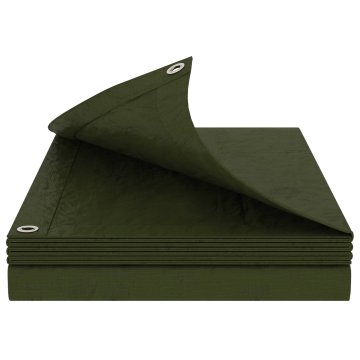 Vidaxl Tarpaulin s očesi Zelena 6 x 10 m 260 gsm PE