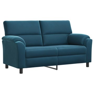 Vidaxl Kavč Modra 174 x 85 x 93 cm Žamet