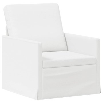 Vidaxl Fotelj Bela 70 x 81 x 82 cm Blago