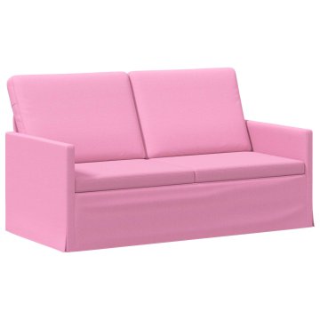 Vidaxl Dvosedenjski kavč Roza 150 x 81 x 82 cm Blago