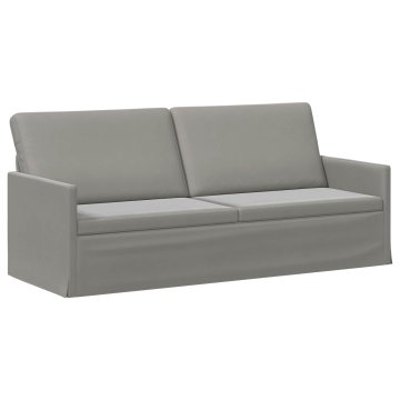 Vidaxl 3-sedna sofa Svetlo siva 190 x 81 x 82 cm Žamet