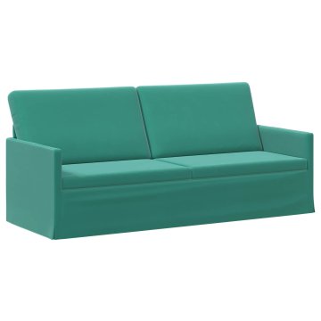 Vidaxl 3-sedna sofa Turkizna 190 x 81 x 82 cm Žamet