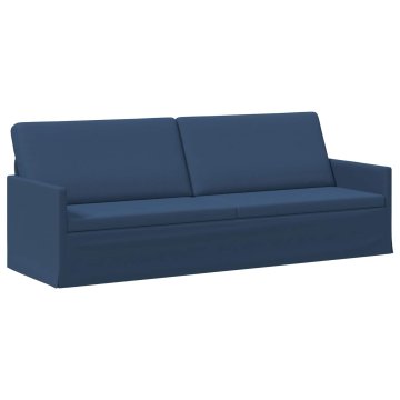 Vidaxl 3-sedna sofa Modra 220 x 81 x 82 cm Blago