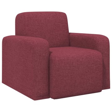 Vidaxl Fotelj Vinorodna rdeča Blago