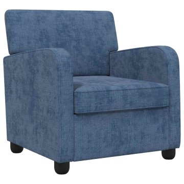 Vidaxl Fotelj Modra Chenille