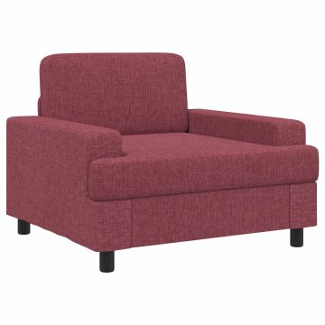 Vidaxl Fotelj Vinorodna rdeča Blago